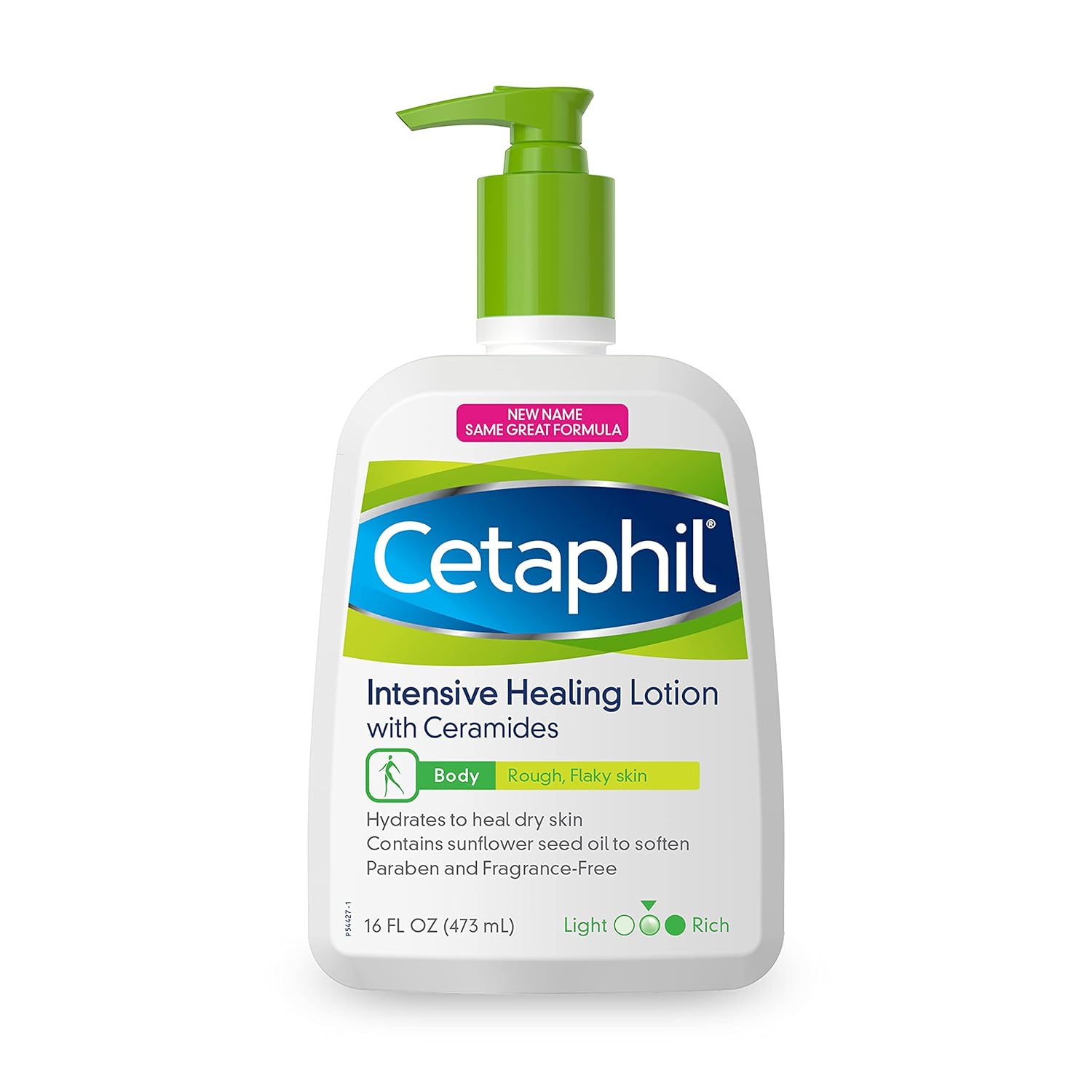 CETAPHIL Intensive Healing Lotion with Ceramides 16 oz For Dry, Rough, Flaky Sensitive Skin 24-Hour Hydration Fragrance, Paraben & Gluten Free Dermatologist : Beauty