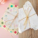 Jeffdad 150 Pcs Assorted Doilies 4.5/6.5/8.5 White Lace Paper Pads view 3