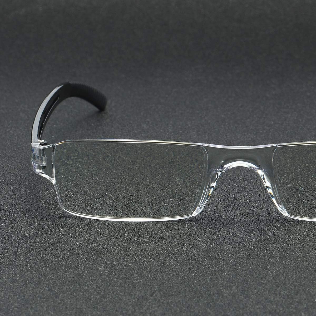 2 pieces frameless reading glasses vision aid with blue light filter anti blue light reading aid for women and men +2.5 - Image 5