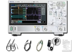 RIGOL Digital Oscilloscope DHO802 70MHz Frequency Band + 12-bit Vertical Resolution + Maximum 1.25 GSa/s Sample Rate + 1000,000 wfms/s Waveform Capture Rate + 2 Analog Channels