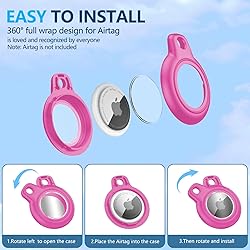 Waterproof Airtag Holder,4 Pack Airtag Case with