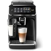 Philips 3200 Series Fully Automatic Espresso Machine w/ LatteGo, Black (Renewed)