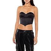 Forever 21 Womens Satin Sweetheart Tube Top
