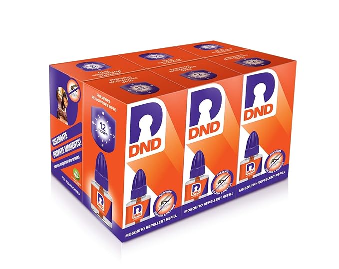 DND Mosquito Refill Repellent Liquid Vaporiser Mosquito Killer (Pack of 6)