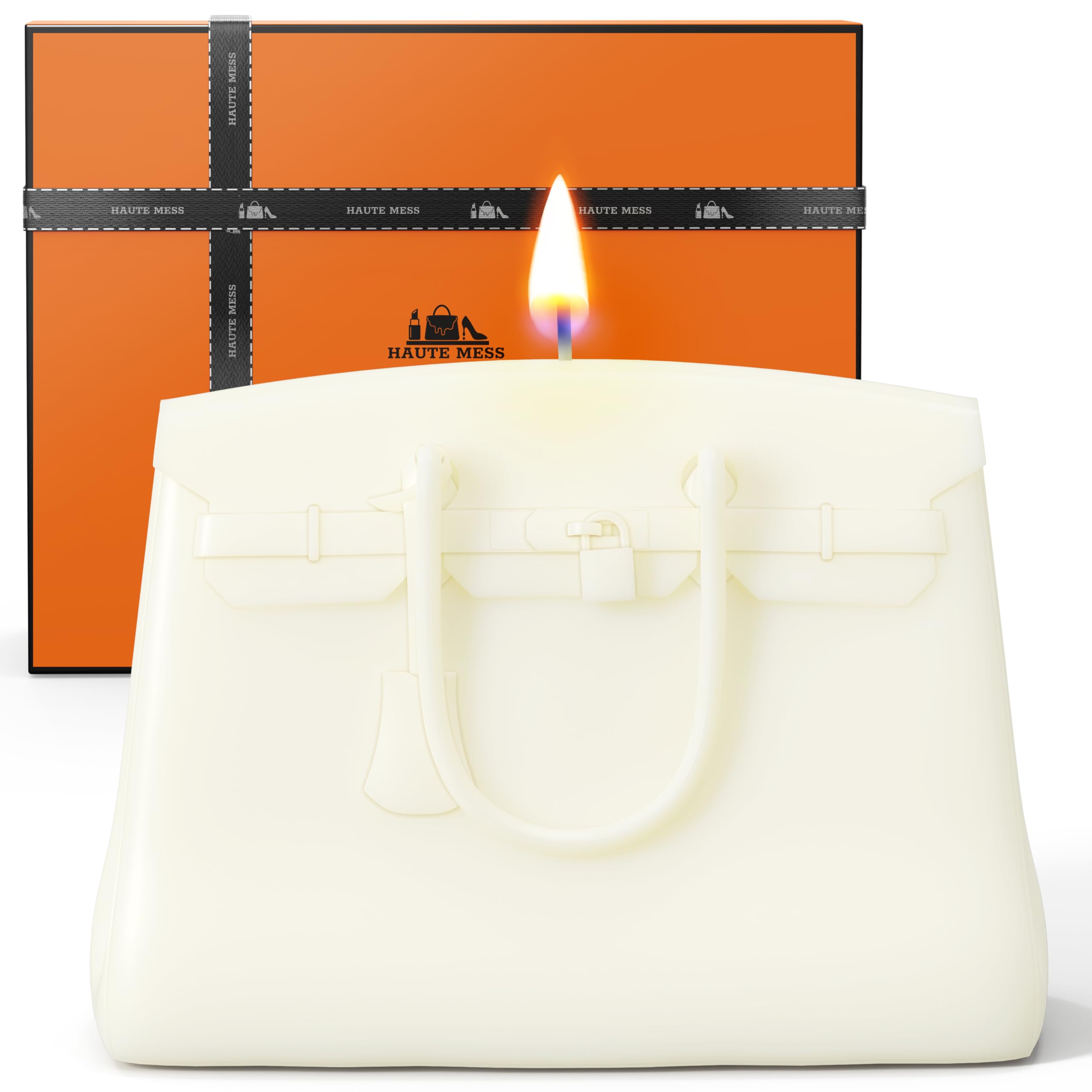 Handbag Candle in GiftBox - Air Wax - Designer Gifts for Women - High End Luxury Candles for Women - Valentine's Day Gift for Girlfriend - Luxury Gifts for Teenage Girls Unique Gift - Purse Candle