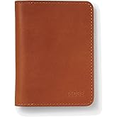 The Ridge Wallet For Men - Bifold Leather Wallet - Timeless Design Full Grain Leather Wallet, RFID Block, Holds Cash and Cards (Tobacco Brown)