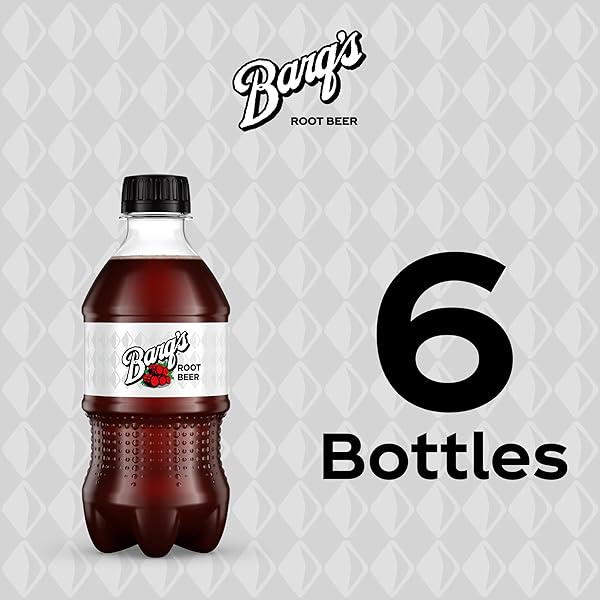 BARQ’S ROOT BEER BOTTLES, 12 FL OZ, 6 PACK