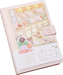 Lined Journal Notebook, Kawaii Journal