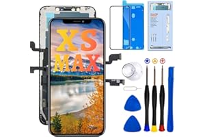 SIMDOG for iPhone Xs Max Screen Replacement Kit 6.5“ Full HD Display (A1921, A2101, A2102, A2103, A2104) 3D Touch Display Digitizer Frame with Repair Tool