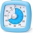 Secura 60-Minute Visual Timer, Silent Study Timer for Kids and Adults, Time Clocks, Time Management Countdown Timer for Teaching (Blue)