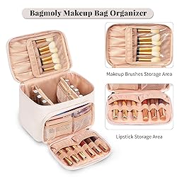 Large Makeup Bag, Portable Travel Makeup Bag for