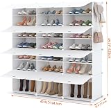 HOMIDEC 3x7 Tier Shoe Storage Cabinet 42 Pair Dustproof Organizer view 6