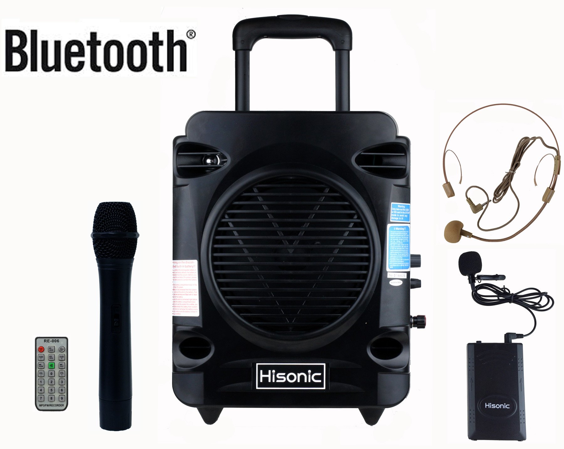 hisonic hs120b portable pa system