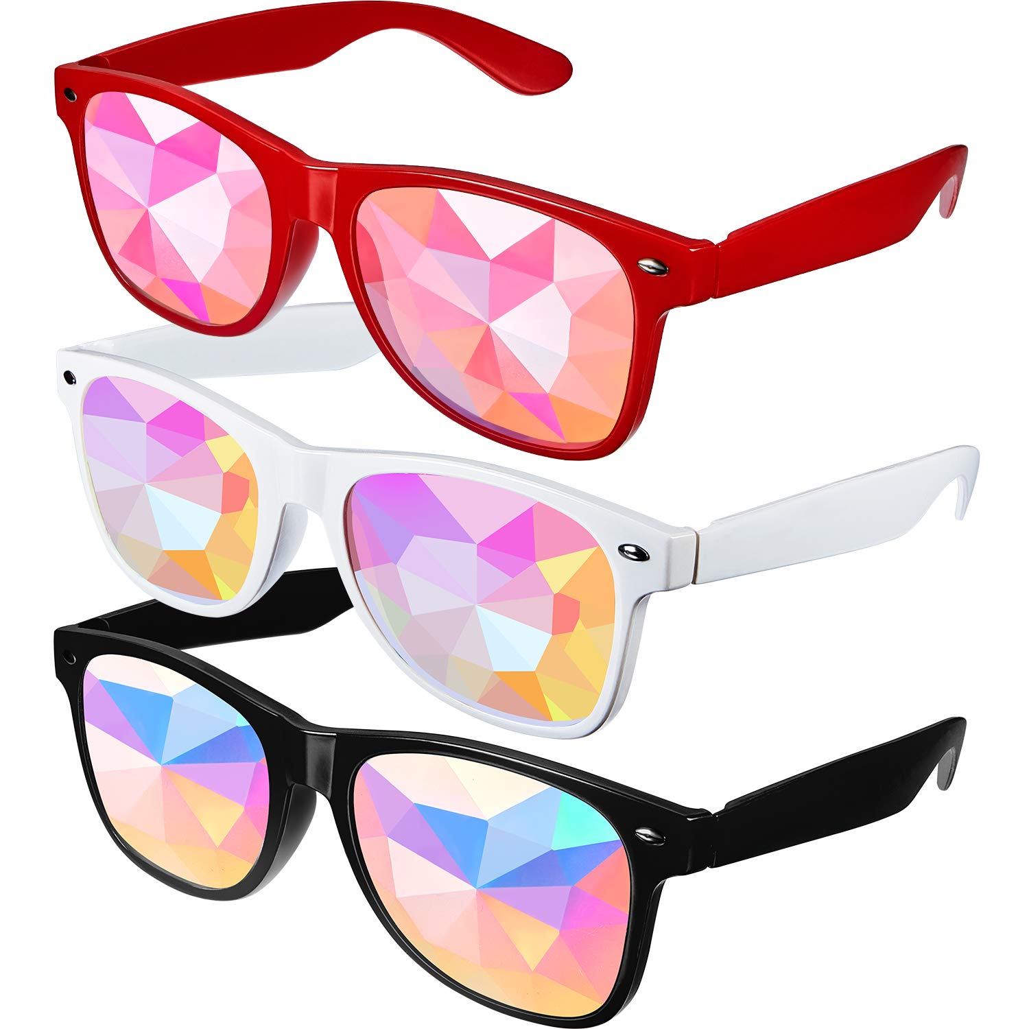 Buy Festivals Kaleidoscope Rainbow Sunglasses, Prism Sunglasses Goggles