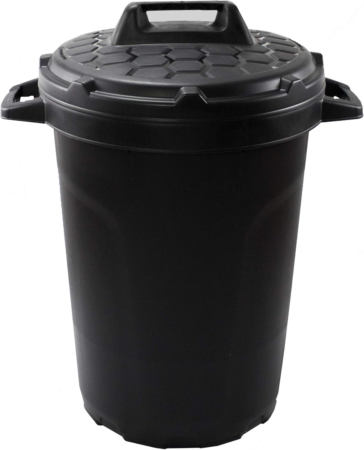 Universal Allzwecktonne Mülltonne Tonne Universaltonne Universaleimer schwarz mit Deckel Plastiktonne Regenfass Wassertonne Regenauffangbehälter 90 Liter Fassungsvermögen