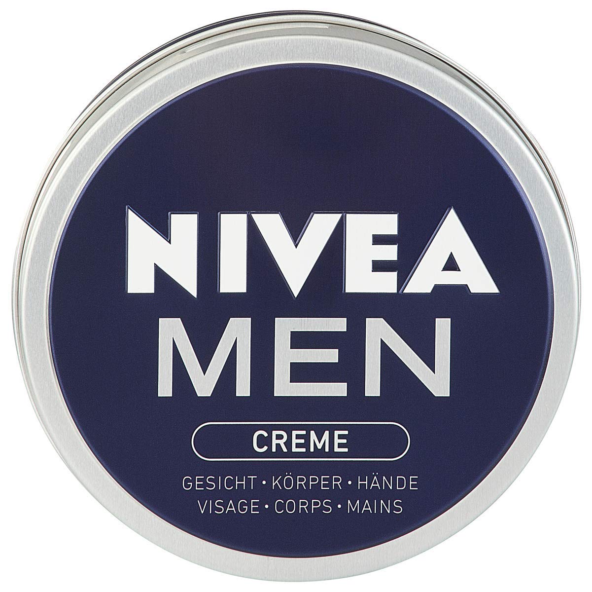 Nivea Men Cream in 1 pack, skin cream for face, body and hands, nourishing moisturising cream with fresh masculine fragrance, 150 ml (Pack of 1)