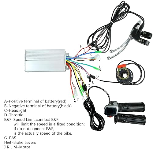 JauoPay 36V 500W Electric Bicycle Conversion Kit 26