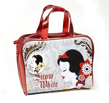 Amazon Com Snow White Flower Cosmetic Makeup Bag Beauty