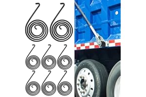 Datanly 8 Pack Spiral Torsion Springs for Dump Truck Trailer Side Mount Tarp Systems Universal Flat Coil Spring Heavy Duty Torsion Spiral Spring for Rolling Unrolling Dump Tarp