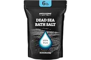 Aromasong Dead Sea - Spa Bath Salt - 6 Lbs. Bulk Pack – 100% Pure Better Absorbing Than Epsom Salt - Soak for Women & Men for