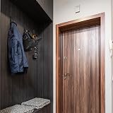 OHIYO Foldable Hooks 6Pcs Heavy Duty Aluminum Alloy Wall Hanger Black view 4