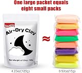 iFergoo Air Dry Clay Ultra Light Modeling White Clay Kids Craft view 2