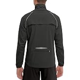 Little Donkey Andy Mens Removable Cycling Jacket | Removable Sleeves, Reflective Elements, 4-Way Stretch Quick Dry, Lightweight Wateproof rain jacket, Ideal for Cycling Hiking