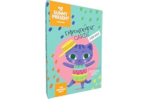 SUNNY PRESENT Empowerment Cards for Kids – 45 Action Packed and Fun Exercises