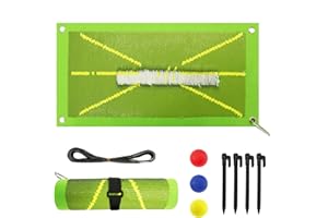FINGER TEN Golf Training Mat Swing Detection Batting 20”, Premium Golf Impact Mat, Path Feedback Golf Practice Mats, Advanced