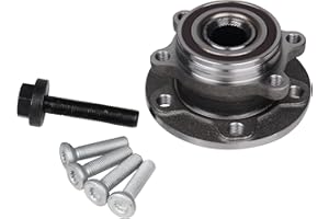 KUSATEC 513253 Front/Rear Wheel Bearing and Hub Assembly Compatible with A3 Q3 TT Quattro, VW Jetta Passat Golf GTI Beetle Ti