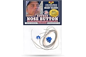 Bowmar Archery Nose Button Recurve Edition, Extremely Light Weight, Creates Consistent Anchor Point, Two Sizes Included