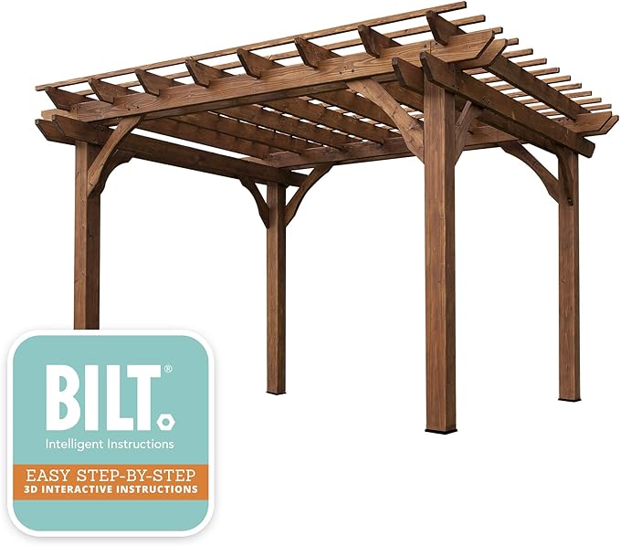 Backyard Discovery Cedar Pergola: Amazon.es: Jardín