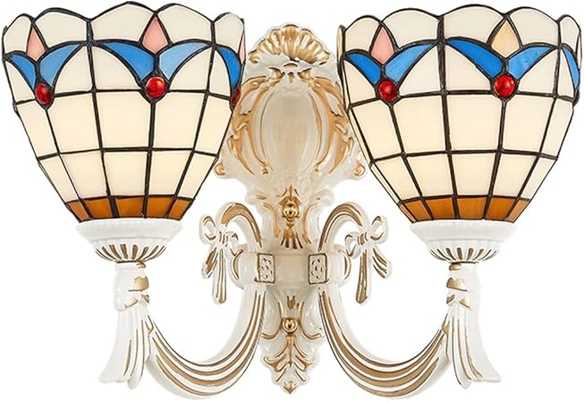 Lámpara de pared QZz Aplique de Pared mediterráneo Espejo de luz