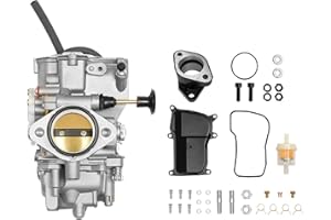 ATRACYPART Carburetor Carb with Intake Manifold for ATV Yamaha 1987-1990 & 1992-1995 Moto-4 350 YFM350 | 1987-2004 Warrior 350 YFM350 | 1987-1998 Big Bear 350 YFM350 | 1996-1998 Kodiak 400 YFM400