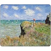 Monet Mouse Pad Small Rectangle Gaming Mousepad Square Desk Mat Stitched Edges 10 X 12 Inch for Home Office