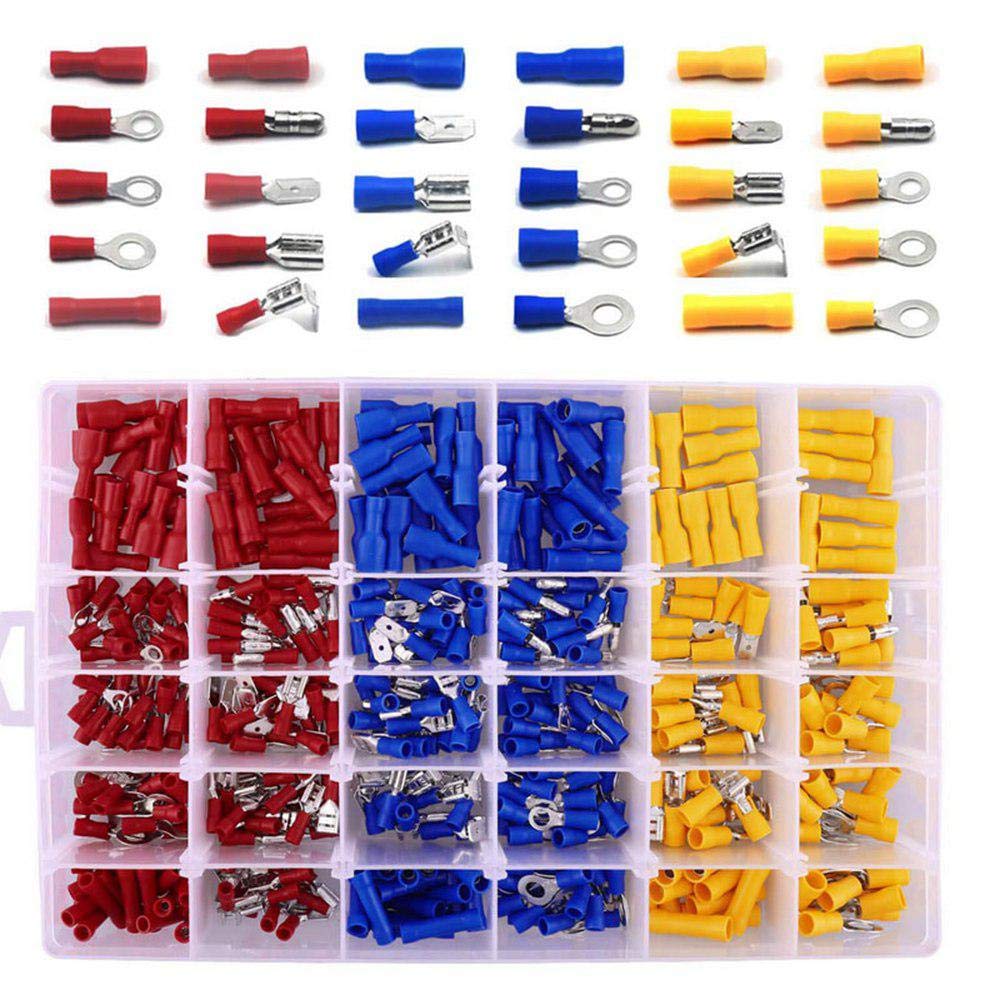 20x Female Spade Blade Connectors Insulated Wire Crimp Terminals HI