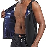 LELTLIMH Men's Sauna Vest Workout Sweat Suits Shirt Tank Top Waist Trainer for Men Compression Enhancing Gym Shapewear