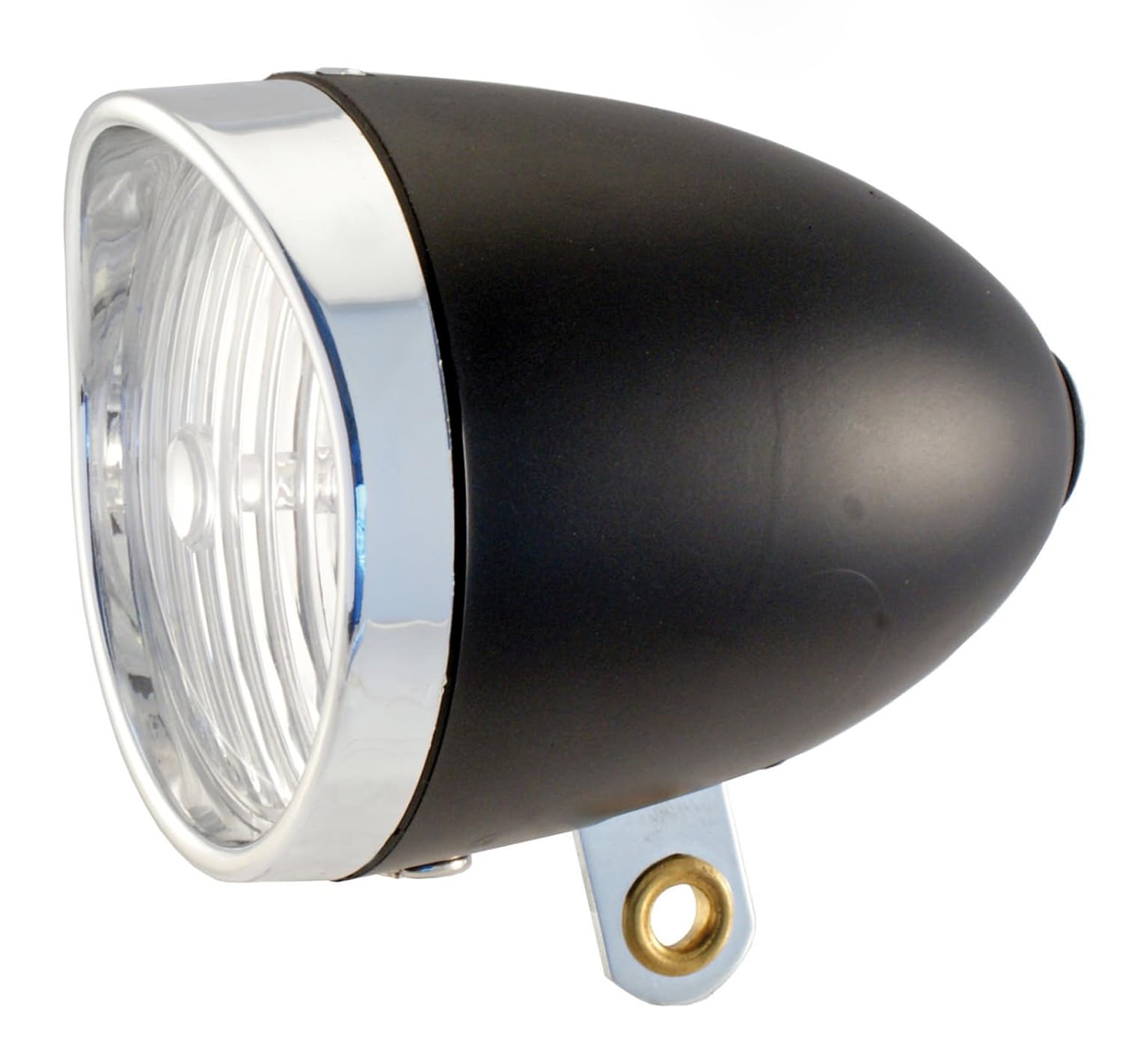 Faro Fanale Anteriore Nero 3 Led a Batterie Incluse Bici Clasico 3238