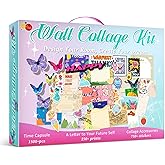 EggSun Light-Up Wall Collage Kit for Teen & Tween Girls 1000+ DIY Craft Pieces for Creative Illuminated Bedroom Art, Birthday and Room Decor Gift, Ages 11, 12,13, 14, 15, 16