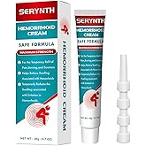 SERYNTH Hemorrhoid & Fissure Ointment, Hemorrhoid Treatment and Hemorrhoid Cream, Fast Acting Relief of Pain, Swelling, Burning, and Itching (0.7 oz.)