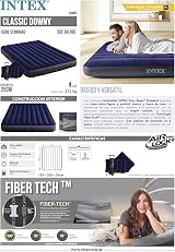 Intex Classic Downy 64765 Inflatable Mattress Twin Seat With 2 Pillows view 9