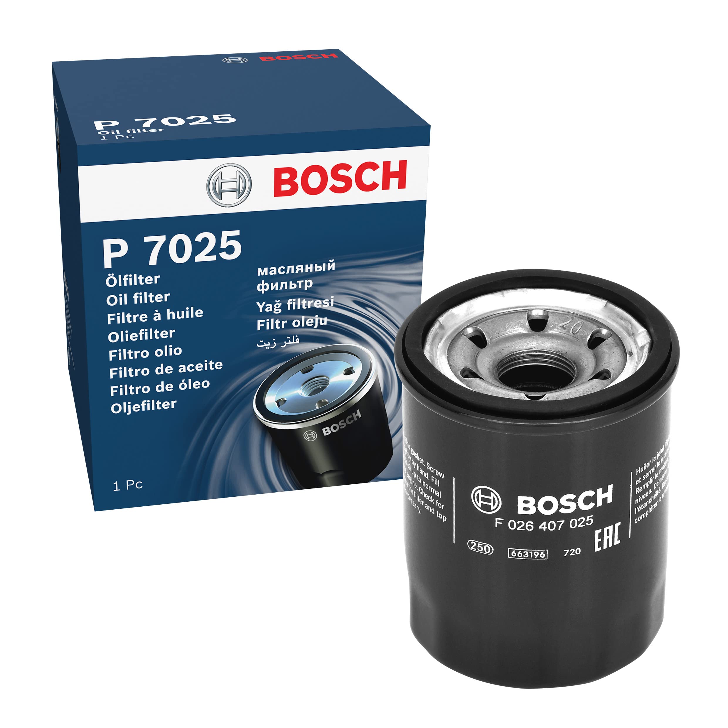 Bosch P7025 - Oil Filter Car