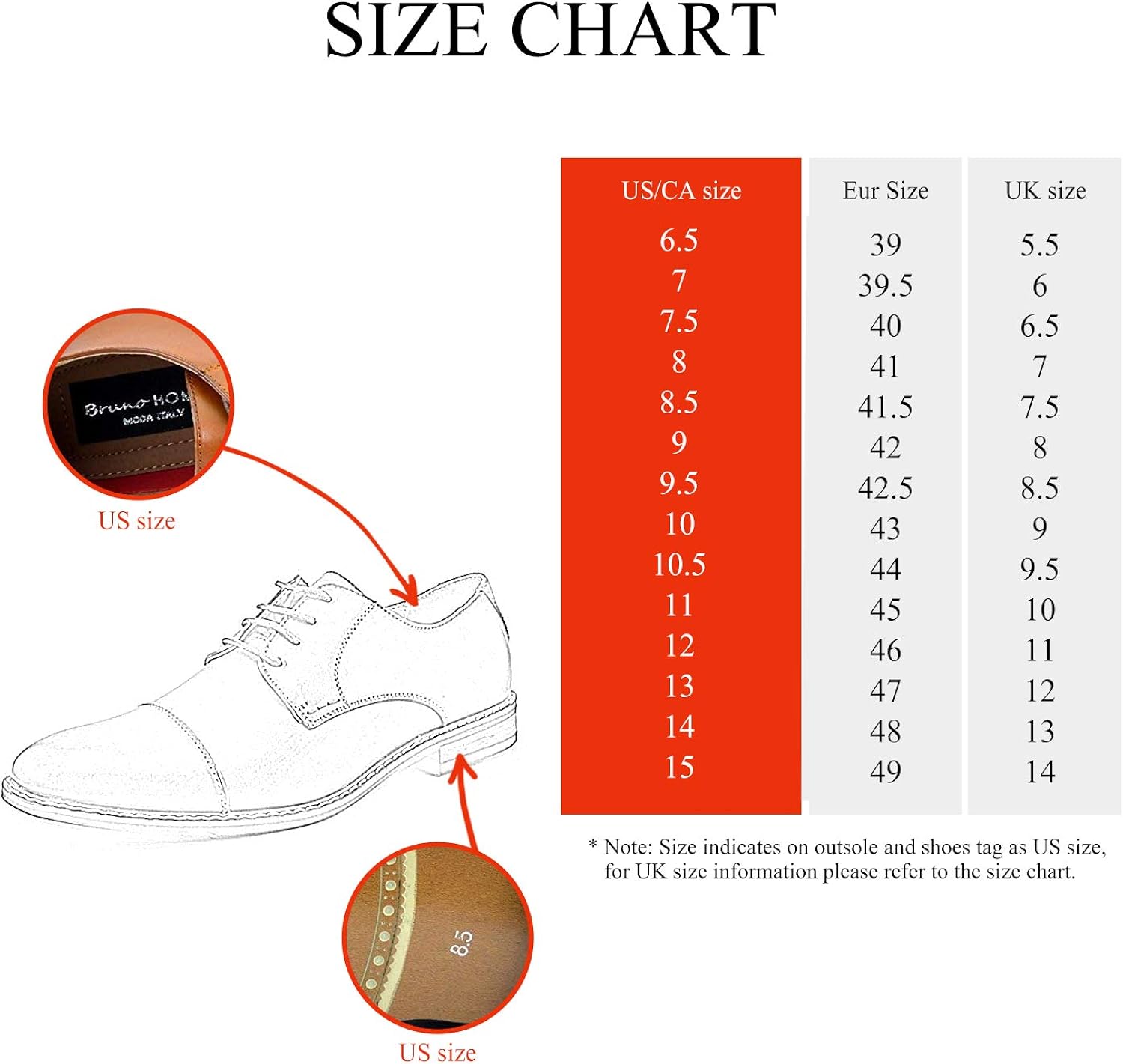  | DREAM PAIRS Bruno Marc Moda Italy Men's Prince Classic Modern Formal Oxford Wingtip Lace Up Dress Shoes | Oxfords