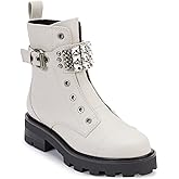 KARL LAGERFELD Women's Maeva Lug-Sole Combat Boots