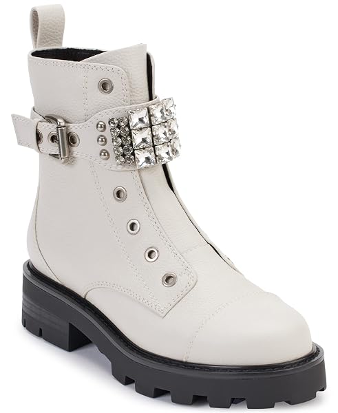 KARL LAGERFELD PARIS WOMENS SHOE MAEVA,SOFT WHITE,6
