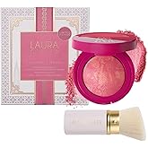 LAURA GELLER NEW YORK Limited Edition Baked Blush-n-Brighten Marbleized Blush - Skyline Sunset - Pink Color for Cheeks
