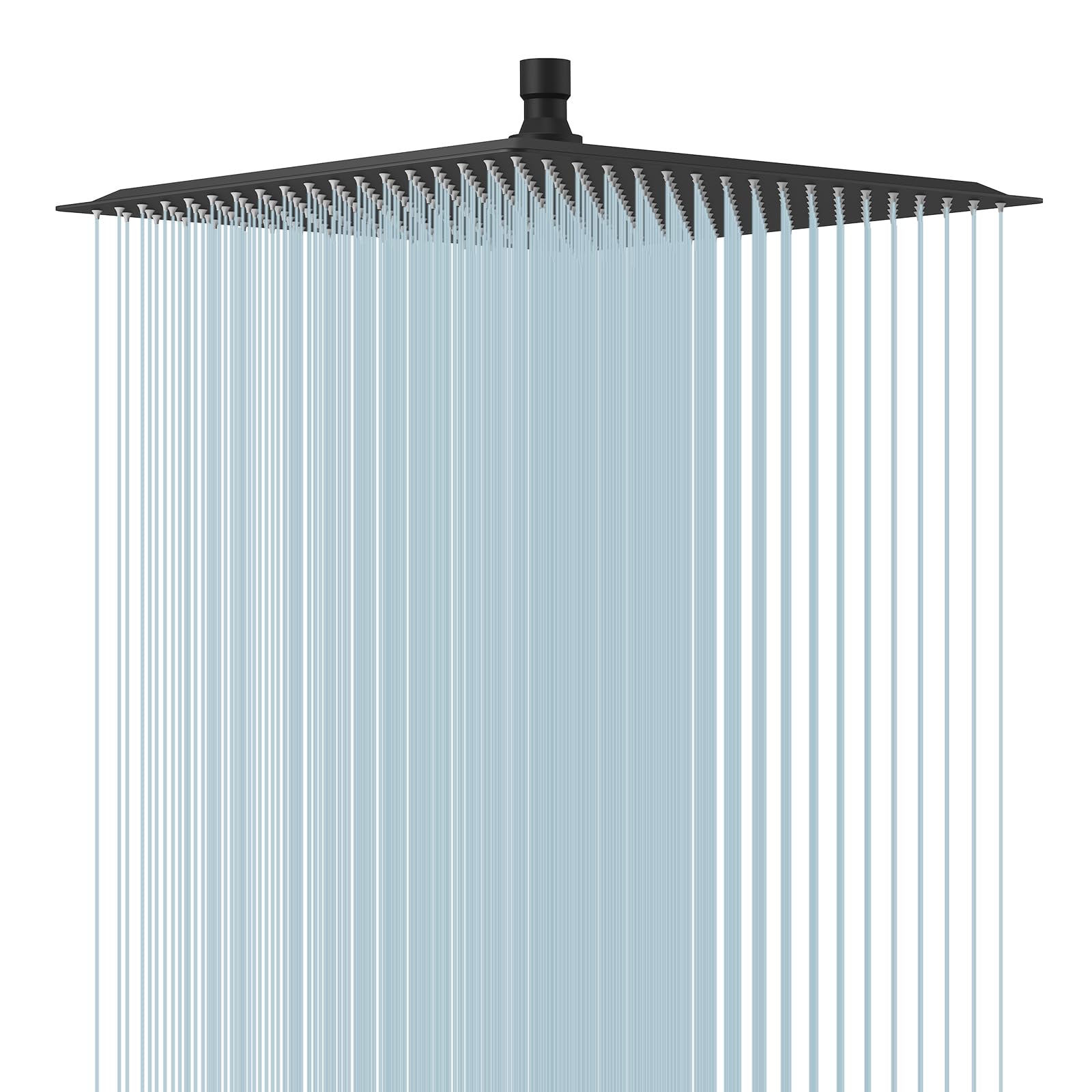 BESy 16 Inch Rain Shower Head, 16" Square Rainfall & High Pressure ...