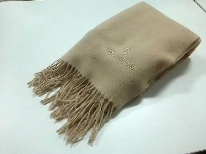 Amazon トラサルディー Trussardi マフラー ストール ショール ベージュ 中古 マフラー 通販