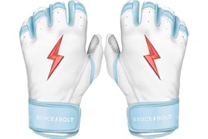 BRUCE BOLT Original Series Short Cuff Batting Gloves - Multiple Colors - Adult & Youth Sizes