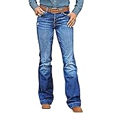 Flamingals Boot Cut Jeans for Women Trendy Stretch Jeans Butt Lifting Tummy Control Denim Pants